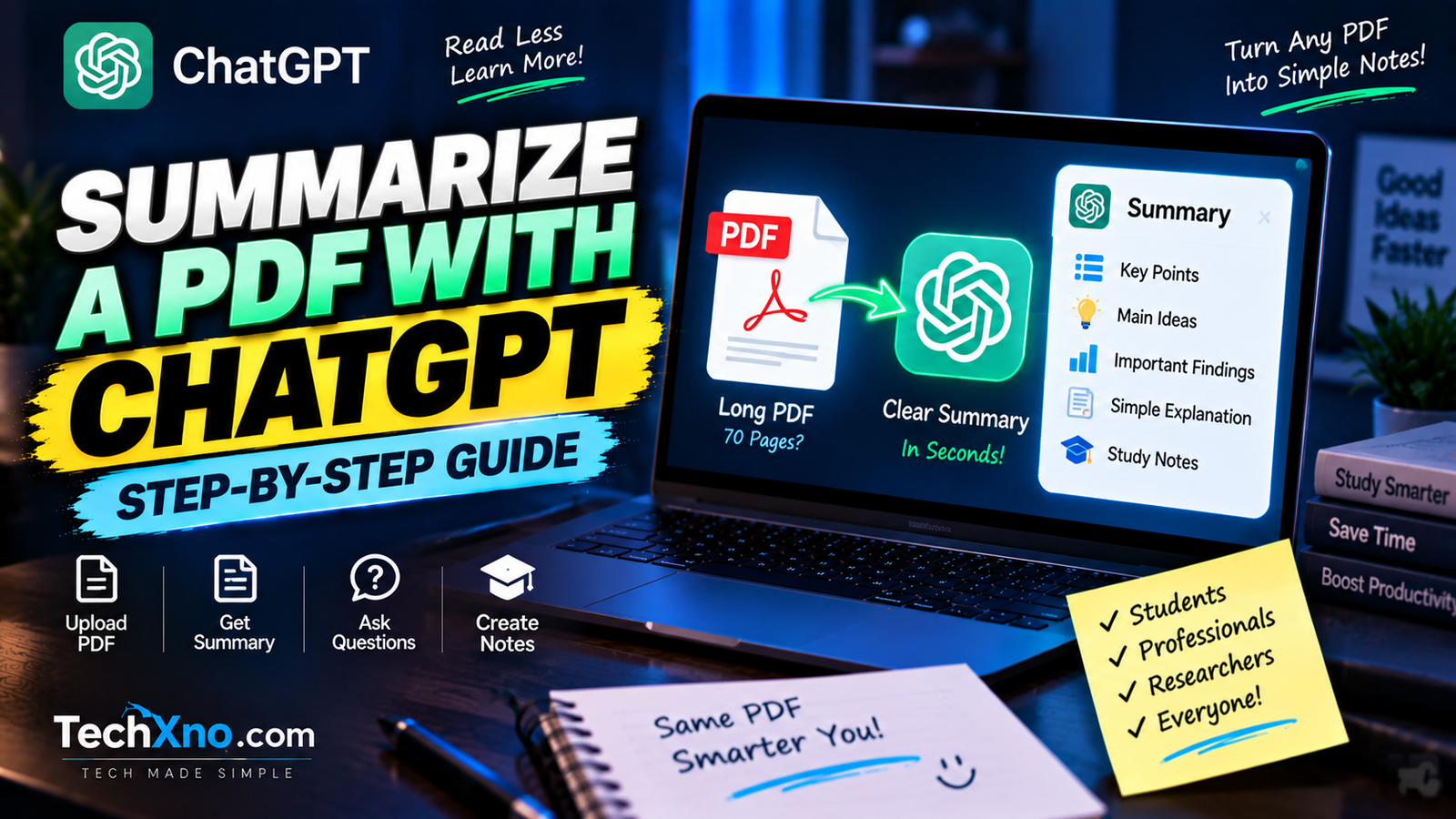 How to Summarize a PDF With ChatGPT Step-by-Step Guide