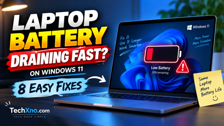 Laptop Battery Draining Fast on Windows 11 8 Easy Fixes